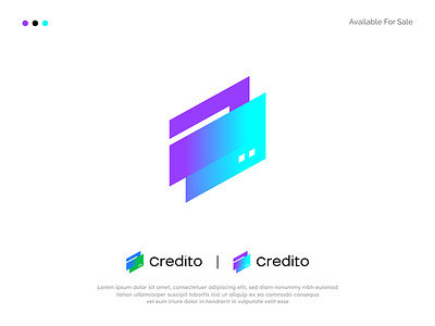 credito-crypto wallet logo design branding creative credit credit logo crypto crypto logo cryptocurrency design icon logo logo design vector wallet wallet logo