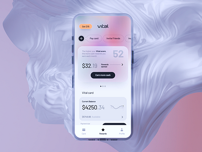 UI Rcreation digital card