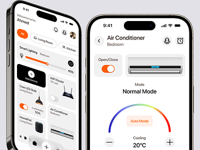 Smart Home App app design modern shot smart home ui ux