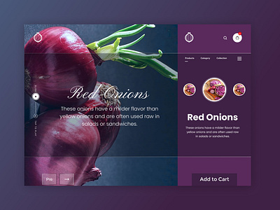 Onion UIUX Design Concept, web design, landing page concept 3d animation branding design digital deisgne ecommerce figma designe foryou graphic design illustration landing page logo motion graphics ui ui designe uiux visual identy web designe website website desinge