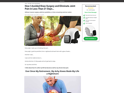 Nooro Knee Massager Funnelish Advertorial Page advertorial page sample funnel funnelish funnelish advertorial page funnelish funnel sample funnelish landing page funnelish ready made funnel funnelish ready made template funnelish template most popular funnelish template sales funnel sales page