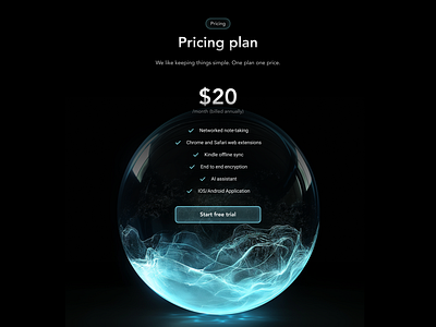 Pricing Section Web Design design figma landing page pricing ui web design