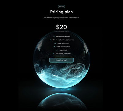 Pricing Section Web Design design figma landing page pricing ui web design