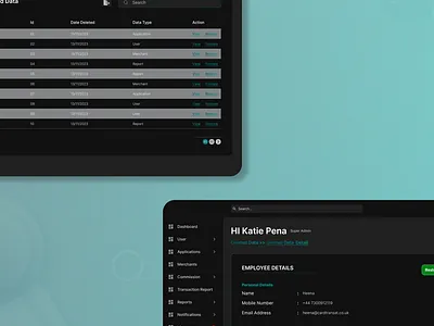 ERP System erp ui web application