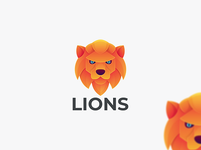 LIONS branding graphic design lion design graphic lion icon lion logo lions logo
