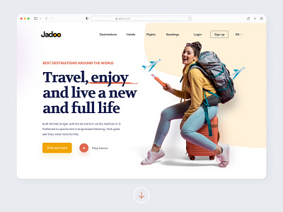 Travel Agency ✈️ landing page landinpage responsive travel agency ui uiux ux uxui web web ui website