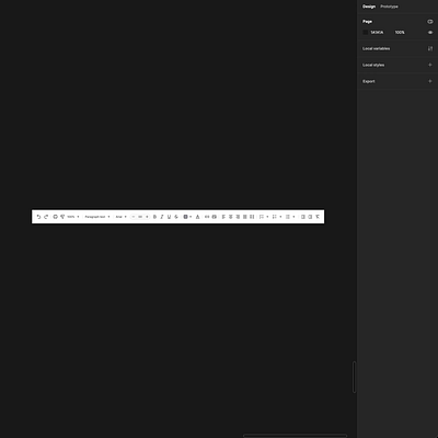 Rich Text Editor Toolbar Component in Figma branding design design system figma interface ui ui kit ux