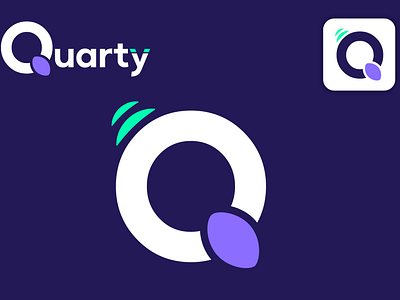 Quarty - Logo design & Social Media Template abstract blockchain branding design graphic design icon illustration logo logo design logo designs modern modern logo modern logo design q logo quarty simple logo typography vector web whitepaper