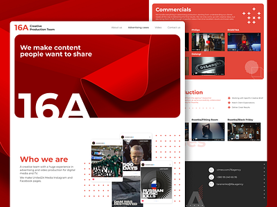 16A Agency. Landing page 2024 agency creative delonghi design huawei kyiv landing page preview production red rozetka team u24 ukraine united24 video