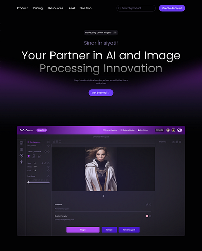 Web Desıgn Dark Mode animation app branding dark darkmode design figma graphic design illustration landingpage logo mobil responsive ui ui̇ ux uı web webdesign website