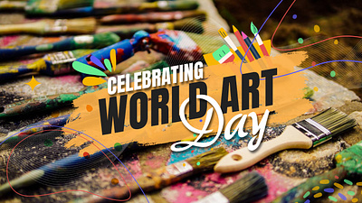 Celebrating the Creativity on the World Art Day Blog Design blog design graphic design post design