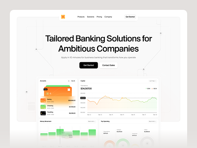 Thrive Financial Website bank banking banking web finance financial fintech landing page saas ui design ux web design website