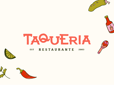Taqueria - branding brand design branding tacos food brand food logo hot sauce lime mexican brand mexican restaurant restaurant branding taco brand taco logo tacos taqueria