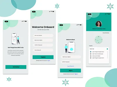 Mobile App Design animation app branding figma graphic design logo mobiledesign ui ux