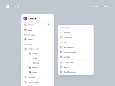 Sidebar and modal design figma icon modal sidebar ui uidesign