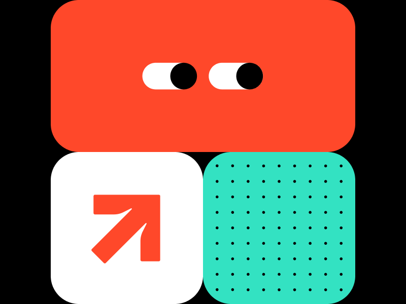 Excited! Rebranding: Stylized Icons animation branding graphic design iconography logo motion graphics ui