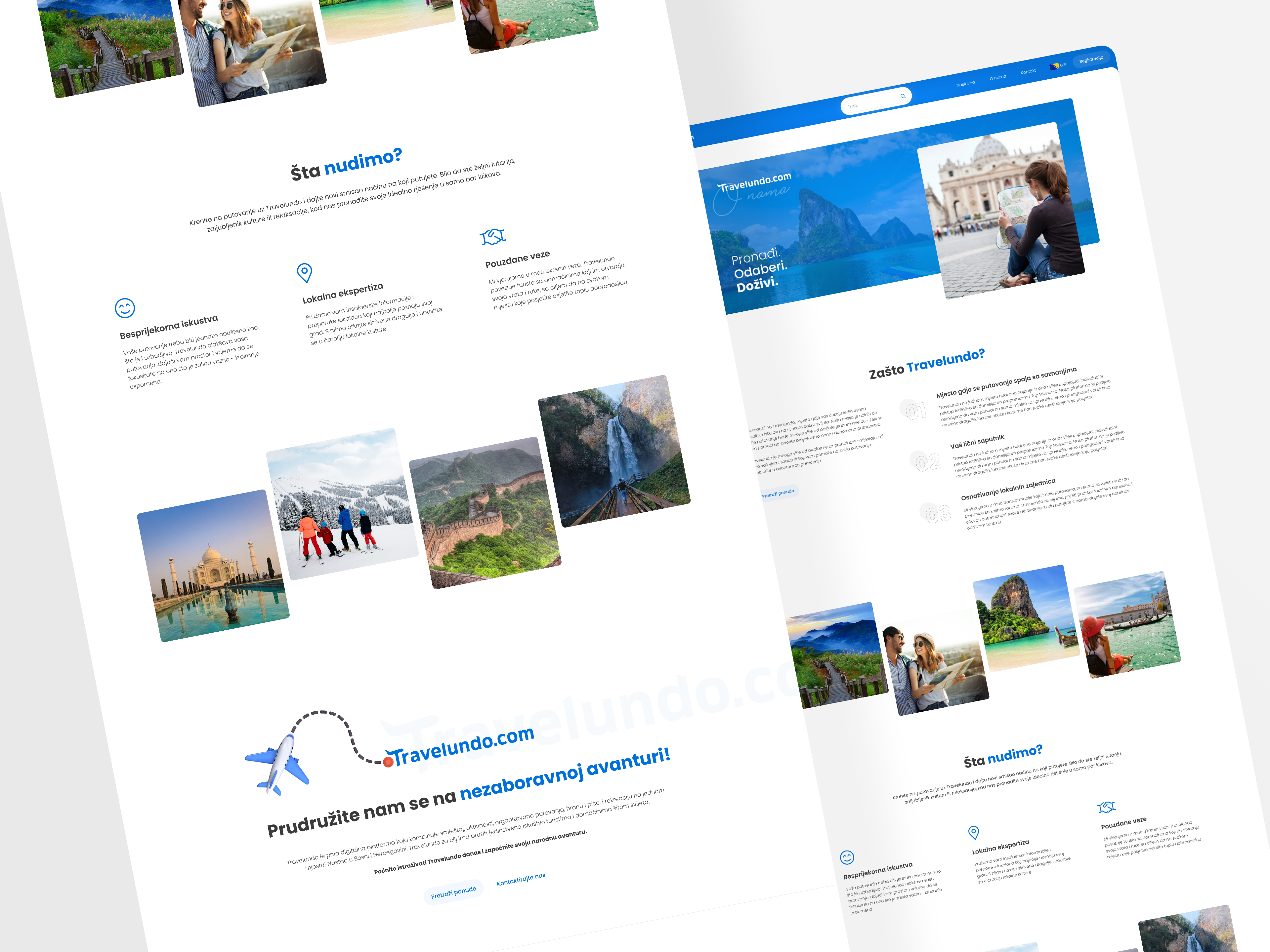 Travelundo booking service - About Us page UI about us booking booking service dailyui dailyuichallenge landing travel ui ux