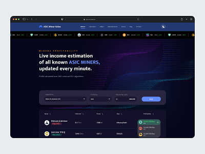 Bitcoin Mining bitcoin crptocurrency crypto miners mining ui uiux ux uxui web web ui