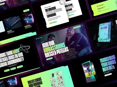 Matchday - Collect & Trade NFTs blockchain desktop esport experience football football manager gamble gambling landing league ligue ligue 1 messi nft player product design soccer ui design ux design website
