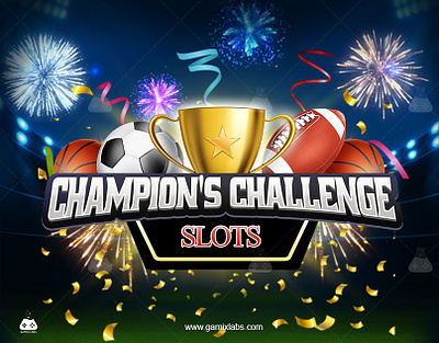 Champion's Challenge Theme Slot Art - Gamix Labs 2d artwork animation game characters game development gamix labs illustration slot slot animation slot animation services slot art slot art services slot artwork slot character animation