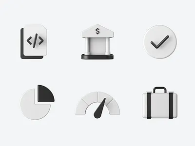 Truv 3D Icons 3d 3d icons api c4d calendar checkmark cinema 4d clock coin credit data finance fintech icons illustration insurance keys link mortgage set of icons truv