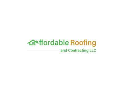 Affordable Roofing and Contracting LLC LOGO branding building logo contractor logo contruction logo graphic design logo logo design logo designing