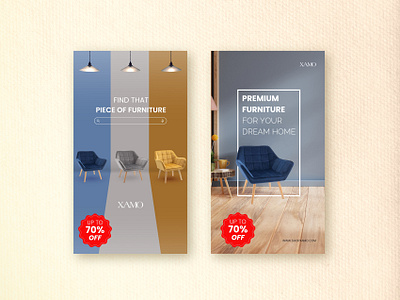 Xamo | Social Media Ads ads branding design furniture graphic design interiors lighting social media