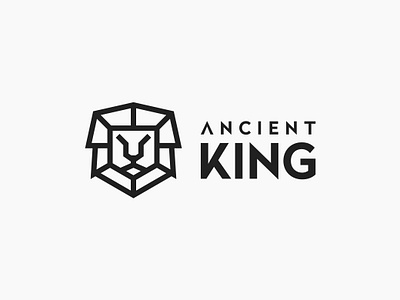 ANCIENT KING ancient ancientempiredesign ancientkinglogodesign ancientmonarchart branded logo branding design egyptianmummygraphics firebirdgraphic illustration king lion lionguardianicon logo design pharaohlionart pyramidprotectordesign royalguardillustration sphinxguardiangraphics tombguardiangraphics ui