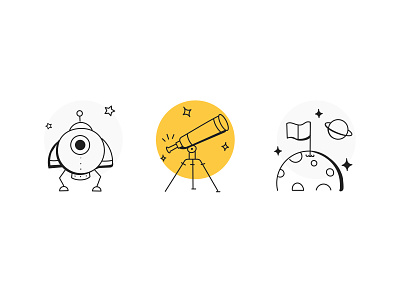 Hand Drawn Space Icons astronomy icons celestial bodies doodle icons doodles flat design flat icons hand drawn icons icons art planet icons rockets space space doodles space icons space ship space vectors spacecrafts spaceship vectors