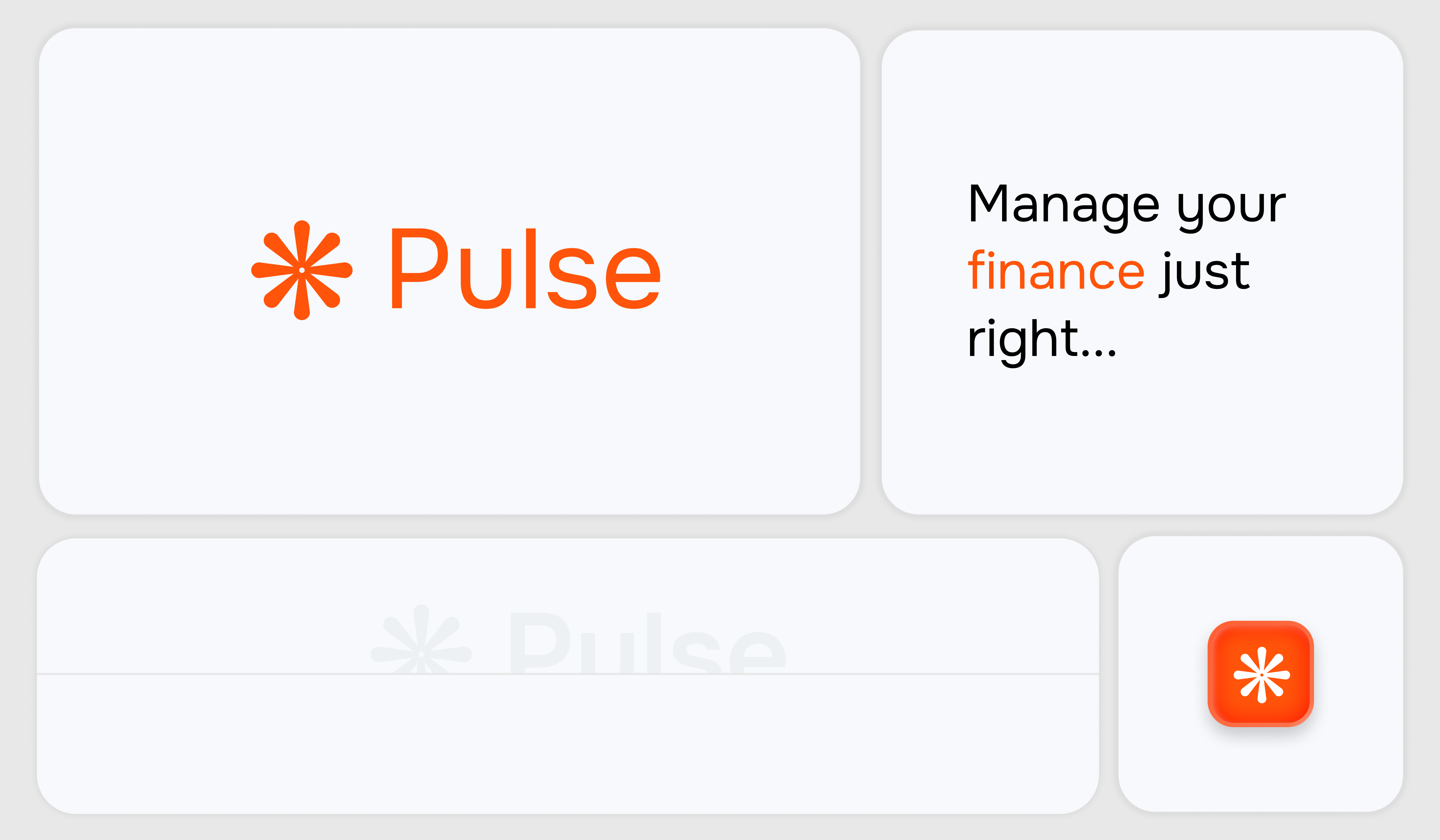 Pulse - manage your finance 3d branding design finance icon logo ui web