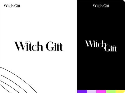 Logo Witch Gift branding graphic design logo logotype