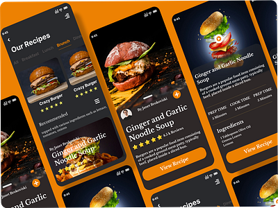 "Introducing BurgerBites: Your Go-To Destination for Burger Blis desingner mobile app design ui ui ux user experience user interface