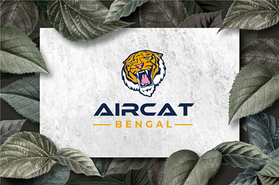 Aircat Bengal Logo art branding business logo creative logo design graphic design illustration logo logo design logo designer logo folio logos minimal logo ui vector logo vectplus