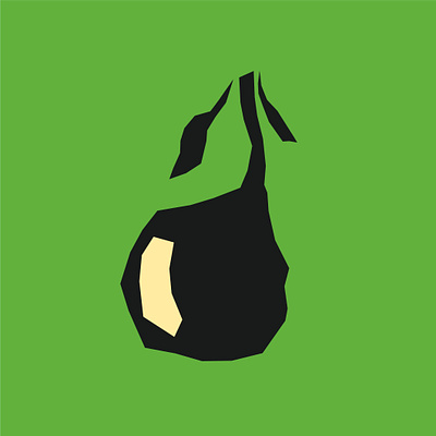 "ADLER" - Pear Illustration branding design grape grape illustrations graphic design illustration logo pear