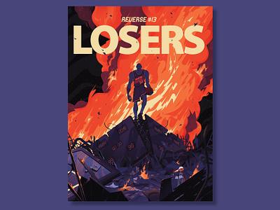 Reverse Magazine - Mook 13 Special Losers. art art direction artist basketball characterdesign cover design digital illustration editing graphic design illustration illustrator magazine press sport vector