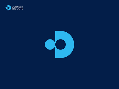 CTD #logomonday branding connect the dots logo logomonday monogram negative space