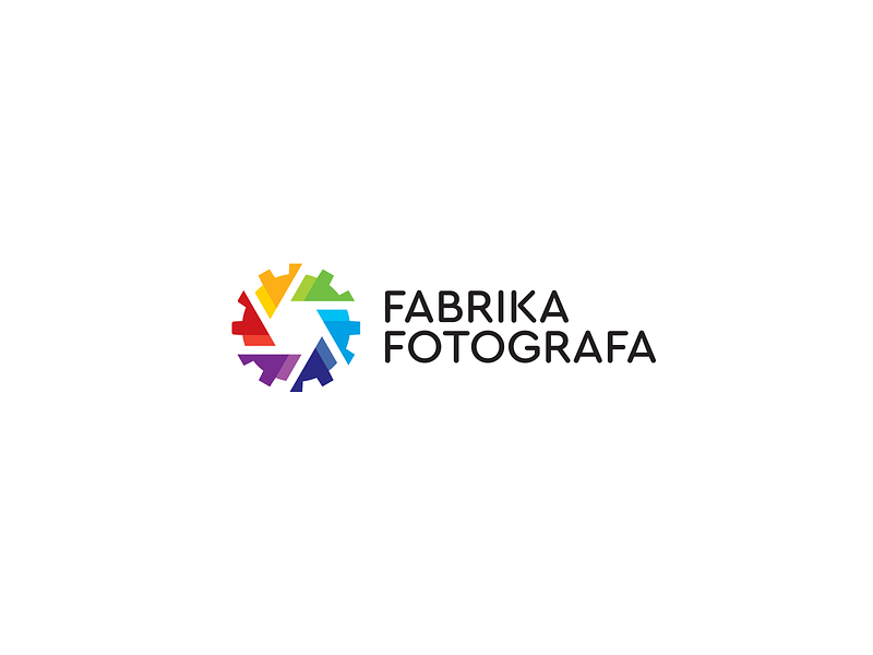Fabrika fotografa #logomonday branding gear logo logomonday multi color photo school