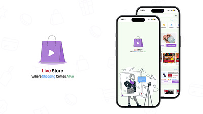 Live Store - Ecommerce App Design app cart design ecommerce live online store shop shopping store ui ux