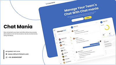 Team Chat: Revolutionizing Team Communication 2024 chat chatmania design figma manageteam teamchat ui