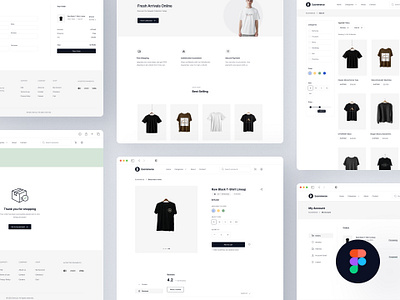 Free Ecommerce Web UI Kit design design system ecommerce style guide ui kit