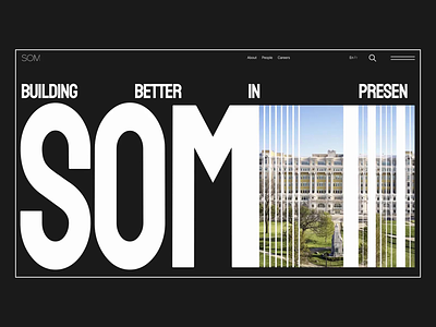 SOM - Redesign website animation design ui ux web