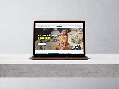 Swimwear E-Commerce Landing Page ecommerce ecommerce website landing page ui ux