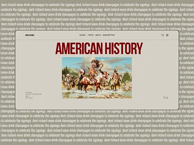 HISTORY CHANNEL website animation design ui ux web