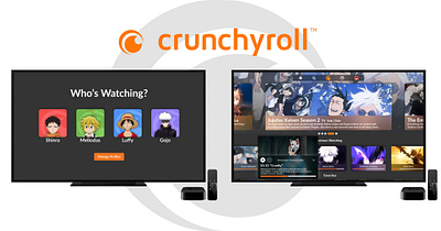 TvOS crunchyroll Redesign crunchyroll redesign tvos ui