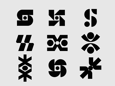 Symbols v.4 branding circle figure graphic design logo logotype minimal object rectangle simple square symbol
