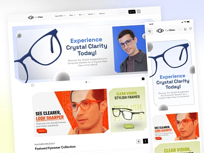 Sunglasses, Eyeglasses Website Design ecommerce ecommercewebsite eyelensuidesign eyewear eyewearbanner eyewebsitedesign fashionbanner femalesunglasses goggles graphicdesign lens lenskart logo stylebanner sunglasseswebsite sunglassuidesign ui visualdesign