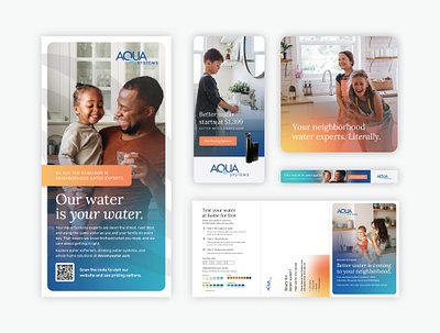 Aqua Systems Creative Refresh & Campaign Assets branding creative refresh graphic design marketing campaign