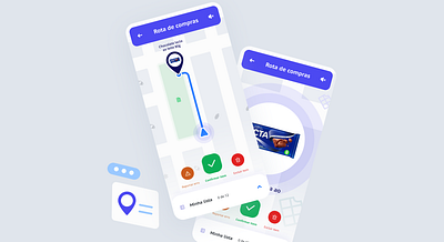 App mobile design map market mobile ui ui design