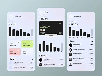 Crypto & Finance Wallet Mobile UI Design blockchain crypto crypto app crypto currency crypto ui crypto wallet cryptocurrency dashboard exchange finance finance app financial investment mobile design nft ui design wallet