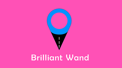 Brilliant Wand Logo Design branding graphic design logo logo design